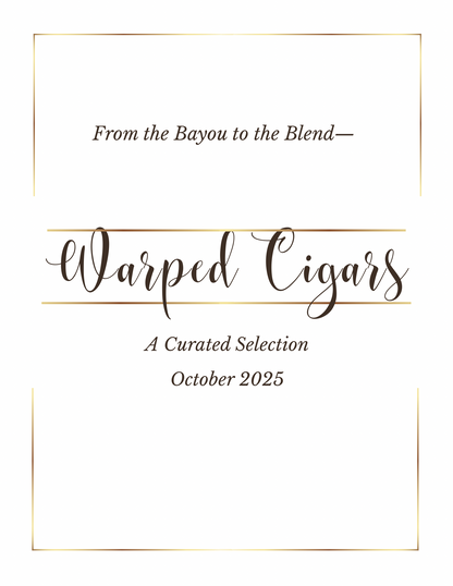 Cigar Heads Monthly Tasting Menu