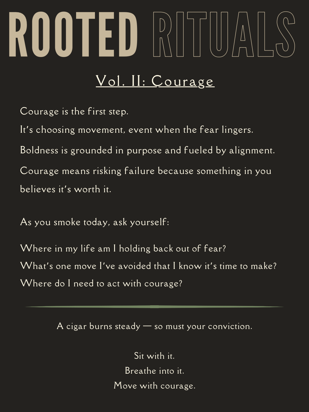 Rooted Ritual Vol. III Conviction